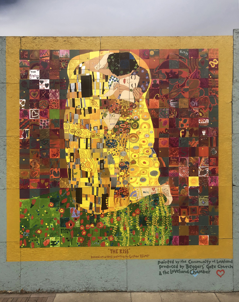 Klimt, The Kiss, Loveland Colorado